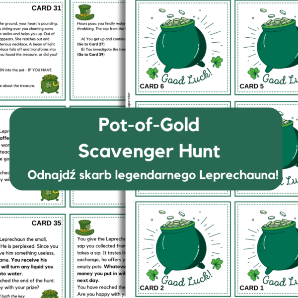 Pot-of-Gold Scavenger Hunt - różne warianty