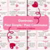 Past Simple / Past Continuous Dominoes - Valentine's Edition