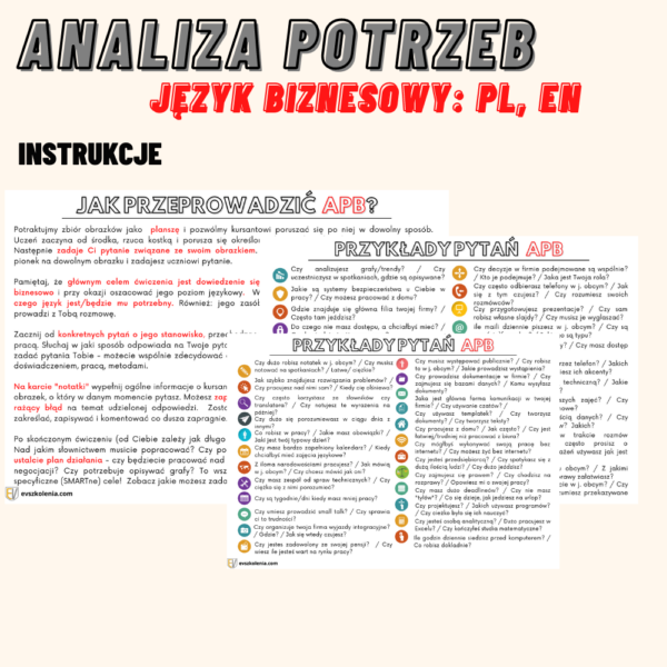 Gra planszowa: Analiza Potrzeb (Needs Analysis) Język biznesowy - Image 4