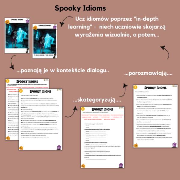 Spooky Idioms - Gotowa lekcja idiomowa (Halloween)