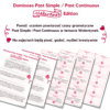 Past Simple / Past Continuous Dominoes - Valentine's Edition - Image 3