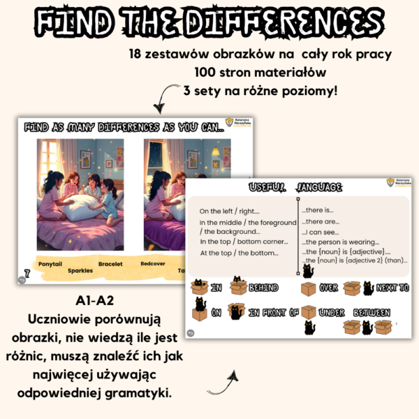 Find the differences A1-C2