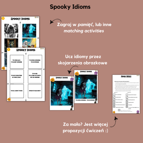 Spooky Idioms - Gotowa lekcja idiomowa (Halloween) - Image 3
