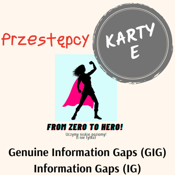 From Zero to Hero - Karty E - PRZESTĘPCY