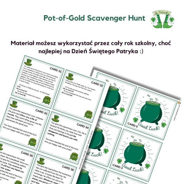Pot-of-Gold Scavenger Hunt - różne warianty - Image 4