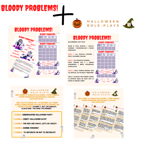 Halloween Role-Plays + Bloody Problems - Pakiet Halloweenowych materiałów!