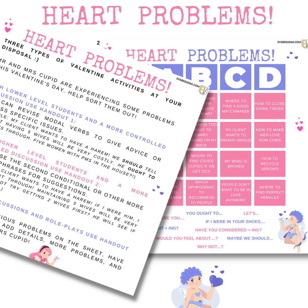 Heart Problems - materiał walentynkowy dla anglistów!